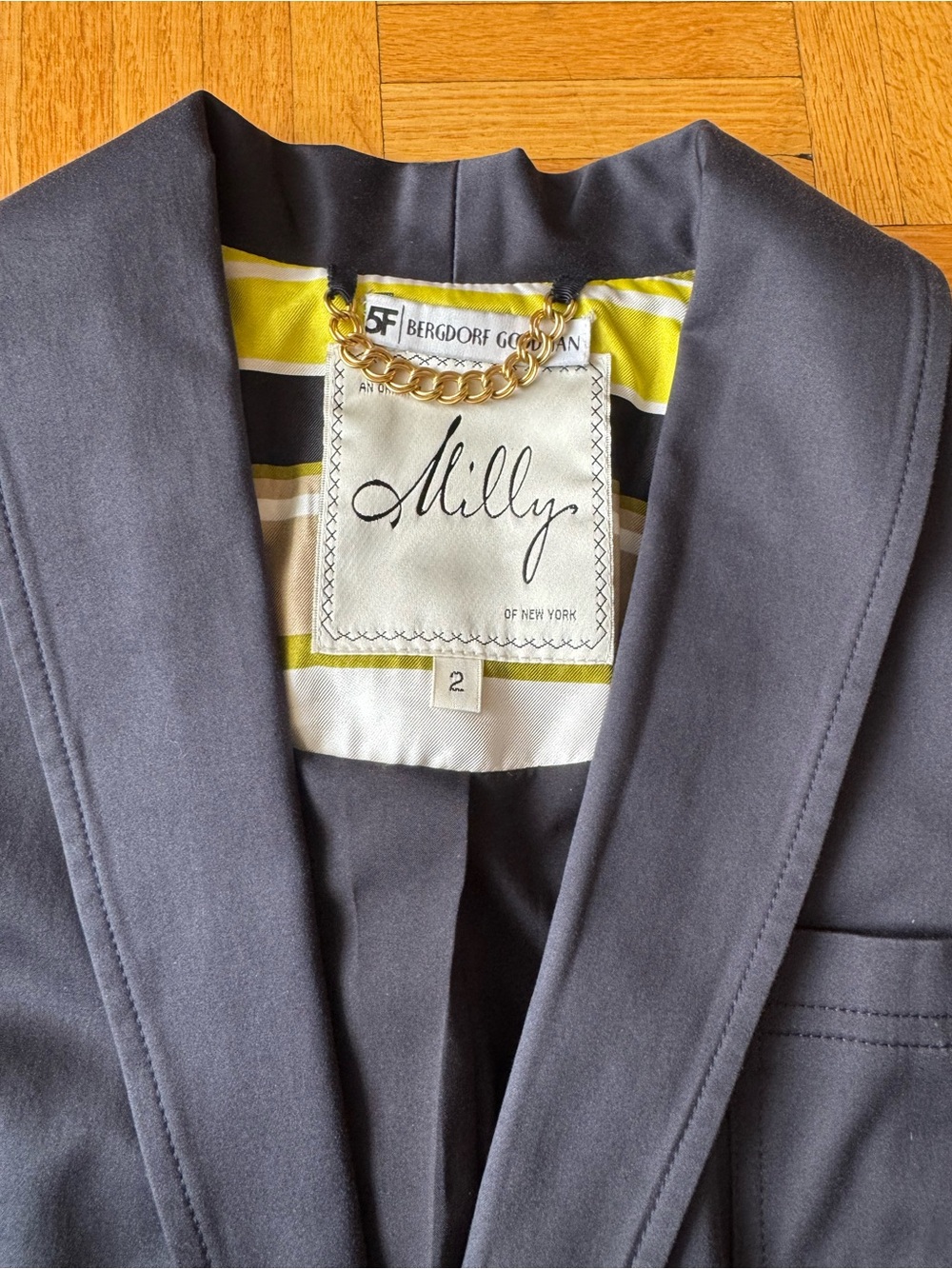Milly of New York navy blazer size 2